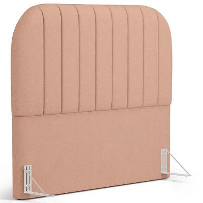 Cabeceira Cama Box King Estofada Orgânica 195cm Alice W01 Linho Rosê - Lyam Decor