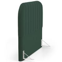 Cabeceira Cama Box King Estofada Orgânica 195cm Alice W01 Suede Verde Musgo - Lyam Decor - 6