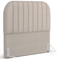 Cabeceira Cama Box King Estofada Orgânica 195cm Alice W01 Linho Bege - Lyam Decor - 1