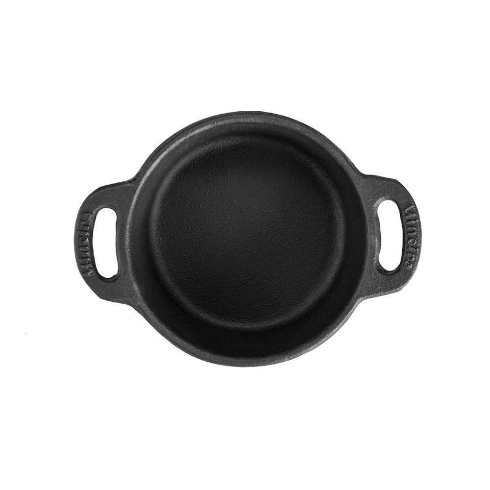 Caçarola Mineirinha Tampa De Ferro Preta Panela Mineira 10cm - 2