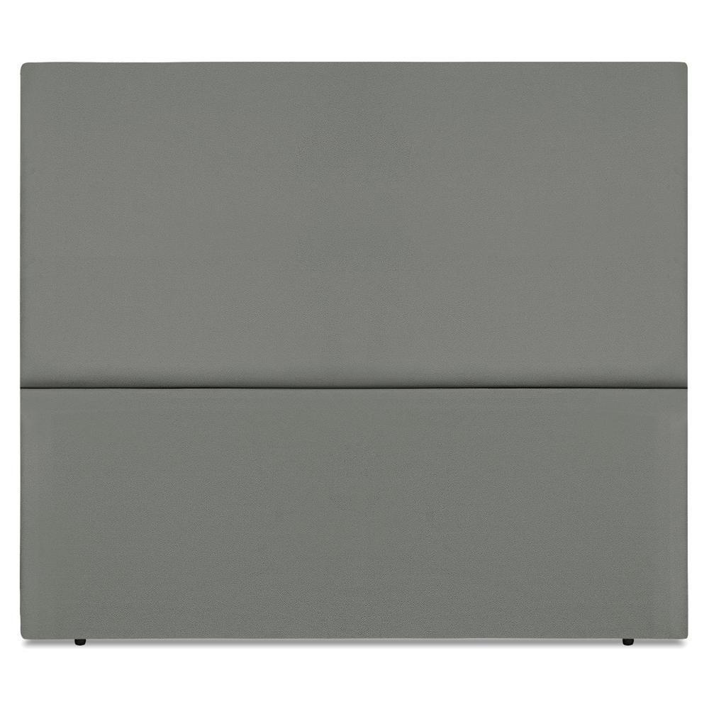 Cabeceira Queen 160 Cm Com Frame Luna Suede Cinza Artte Cinza - 5