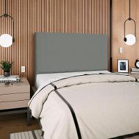 Cabeceira Queen 160 Cm Com Frame Luna Suede Cinza Artte Cinza - 8