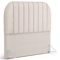 Cabeceira Cama Box King Estofada Orgânica 195cm Alice W01 Linho Cru - Lyam Decor - 1