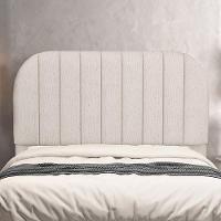 Cabeceira Cama Box King Estofada Orgânica 195cm Alice W01 Linho Cru - Lyam Decor - 2