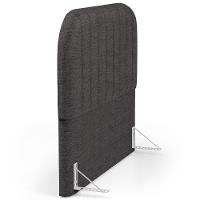 Cabeceira Cama Box King Estofada Orgânica 195cm Alice W01 Linho Cinza Escuro - Lyam Decor - 6