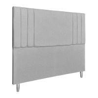 Cabeceira Solteiro 0,90m Viena Linho Cor: Cinza - 1