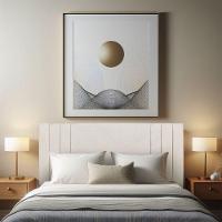 Cabeceira Casal 1,40m Viena Linho Cor: Bege - 2