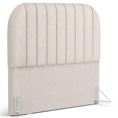 Cabeceira Cama Box Queen Estofada Orgânica 160cm Alice W01 Linho Cru - Lyam Decor