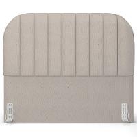 Cabeceira Cama Box Queen Estofada Orgânica 160cm Alice W01 Linho Bege - Lyam Decor - 3