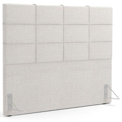 Cabeceira Cama Box Queen 160 Cm Roma W01 Linho Champagne - Lyam