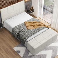 Cabeceira Cama Box Queen 160 Cm Roma W01 Linho Champagne - Lyam - 2