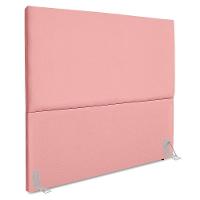 Cabeceira Casal 140 Cm Com Frame Luna Suede Rosa Artte Rosa - 1