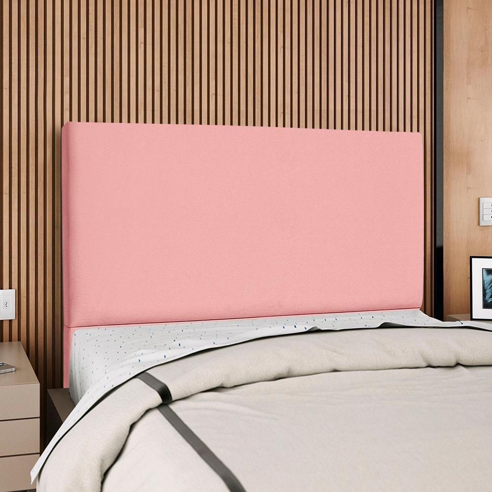 Cabeceira Queen 160 Cm Com Frame Luna Suede Rosa Artte Rosa - 2