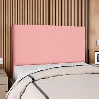 Cabeceira Queen 160 Cm Com Frame Luna Suede Rosa Artte Rosa - 2