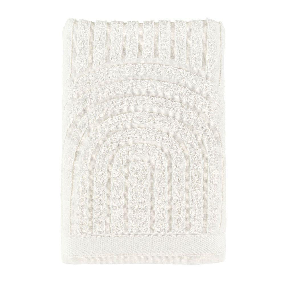 Jogo De Banho Dunna Toalhas Macias 100% Algodão Fio Penteado 5 Peças Off White - 2