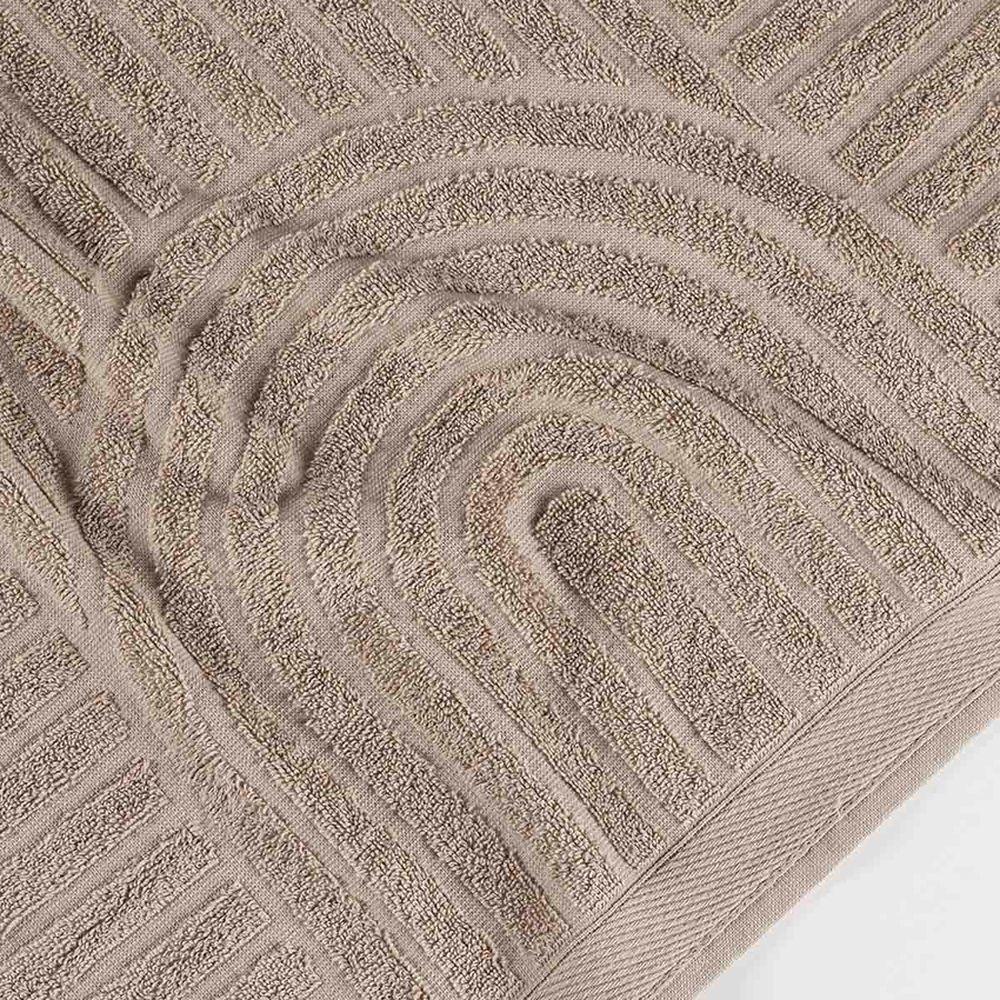 Jogo De Banho Dunna Toalhas Macias 100% Algodão Fio Penteado 5 Peças Amêndoa Bege - 5