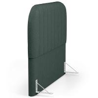 Cabeceira Cama Box Queen Estofada Orgânica 160cm Alice W01 Linho Verde Musgo - Lyam Decor - 6