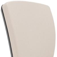 Kit 02 Cadeiras De Escritório Executiva Office Giratória Preto Baixa Flexi P03 Vinil Bege - Lyam - 10