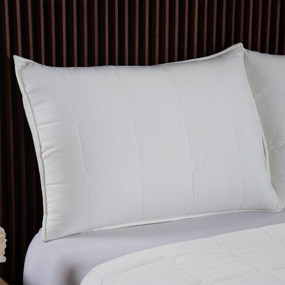 Kit Cobre Leito Colcha Lunar Queen 3 Peças 400 Fios Matelado Dupla Face - Palha - 100% Poliéster - 5