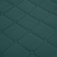 Kit Cobre Leito Colcha Lunar Casal 3 Peças 400 Fios Matelado Dupla Face - Verde - 100% Poliéster - 6