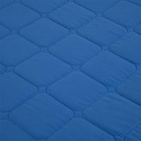 Kit Cobre Leito Colcha Lunar Casal 3 Peças 400 Fios Matelado Dupla Face - Azul Royal - 100% Poliéster - 6