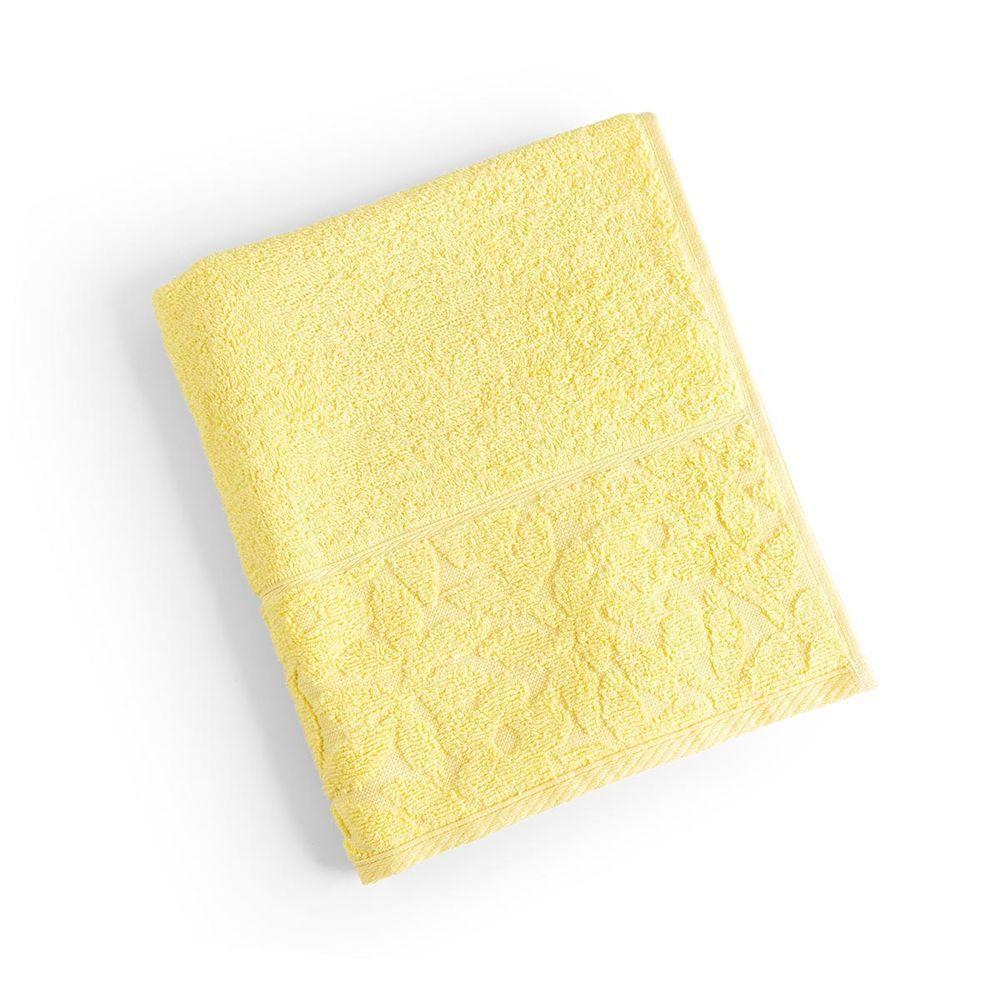 Jogo De Banho Blume Toalhas Macias 100% Algodão Fio Penteado 5 Peças Amarelo E Bege - 9