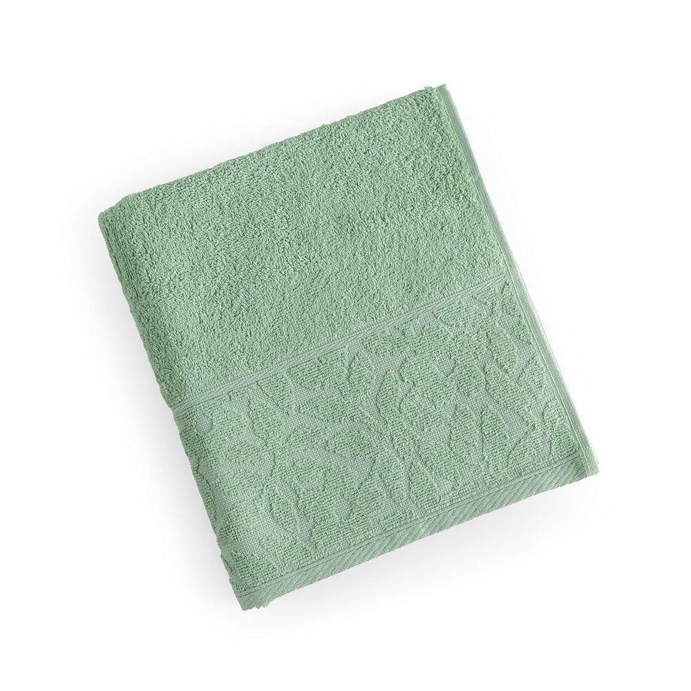 Jogo De Banho Blume Toalhas Macias 100% Algodão Fio Penteado 5 Peças Verde E Bege - 9