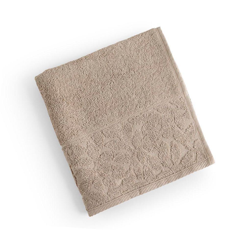 Jogo De Banho Blume Toalhas Macias 100% Algodão Fio Penteado 5 Peças Rosa E Bege - 5