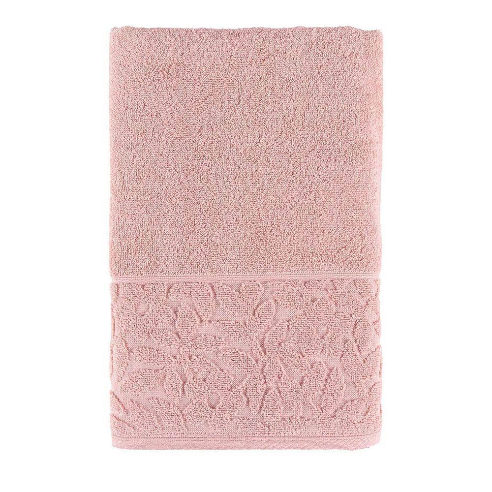 Jogo De Banho Blume Toalhas Macias 100% Algodão Fio Penteado 5 Peças Rosa E Bege - 6