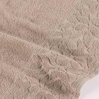 Jogo De Banho Blume Toalhas Macias 100% Algodão Fio Penteado 5 Peças Rosa E Bege