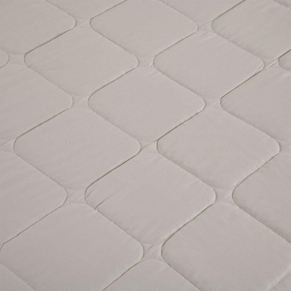 Kit Cobre Leito Colcha Lunar Queen 3 Peças 400 Fios Matelado Dupla Face - Bege - 100% Poliéster - 6