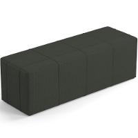 Kit Cabeceira Cama Box King 195cm Com Calçadeira Roma W01 Linho Verde Musgo - Lyam