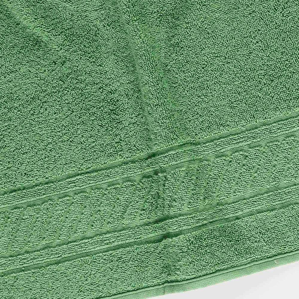 Jogo De Banho Lummi Toalhas Macias 100% Algodão Fio Penteado 5 Peças Verde E Cinza - 8