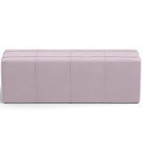 Kit Cabeceira Cama Box King 195cm Com Calçadeira Roma W01 Suede Rosê - Lyam - 10