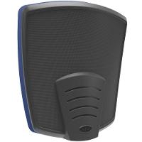 Cadeira De Escritório Diretor Office Base Giratória Preto Alta Flexi P03 Vinil Azul - Lyam - 9