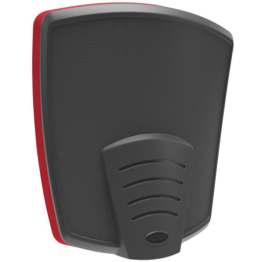 Cadeira De Escritório Diretor Office Base Giratória Preto Alta Flexi P03 Poliéster Vermelho - Lyam - 9