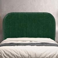 Cabeceira Cama Box King Estofada Orgânica 195cm Alice W01 Couríssimo Verde - Lyam Decor - 2