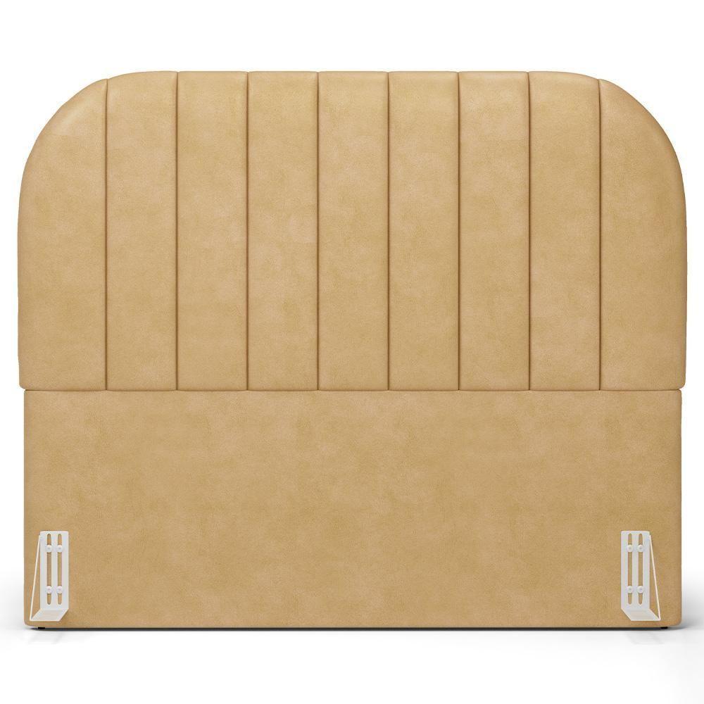 Cabeceira Cama Box King Estofada Orgânica 195cm Alice W01 Couríssimo Fendi - Lyam Decor - 2