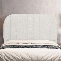 Cabeceira Cama Box King Estofada Orgânica 195cm Alice W01 Bouclê Cru - Lyam Decor - 3