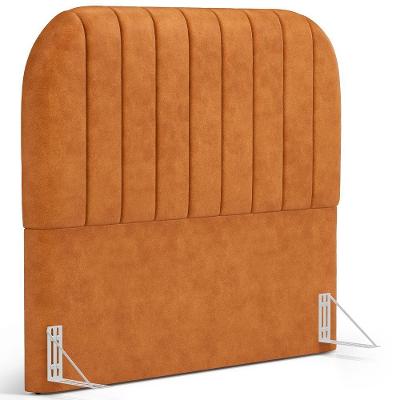 Cabeceira Cama Box King Estofada Orgânica 195cm Alice W01 Couríssimo Canela - Lyam Decor