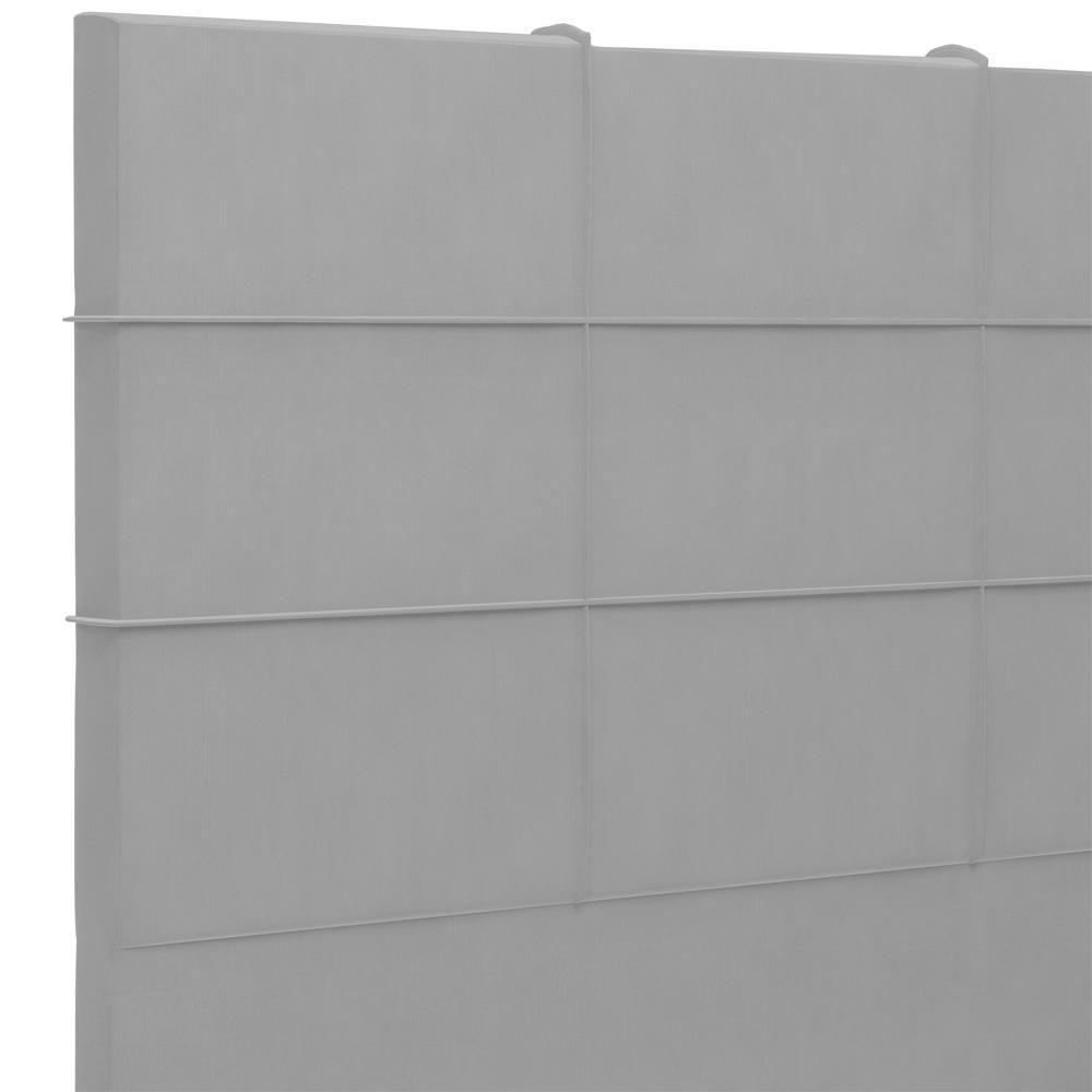 Cabeceira Cama Box Casal King 195 Cm Roma W01 Suede Cinza - Lyam - 6