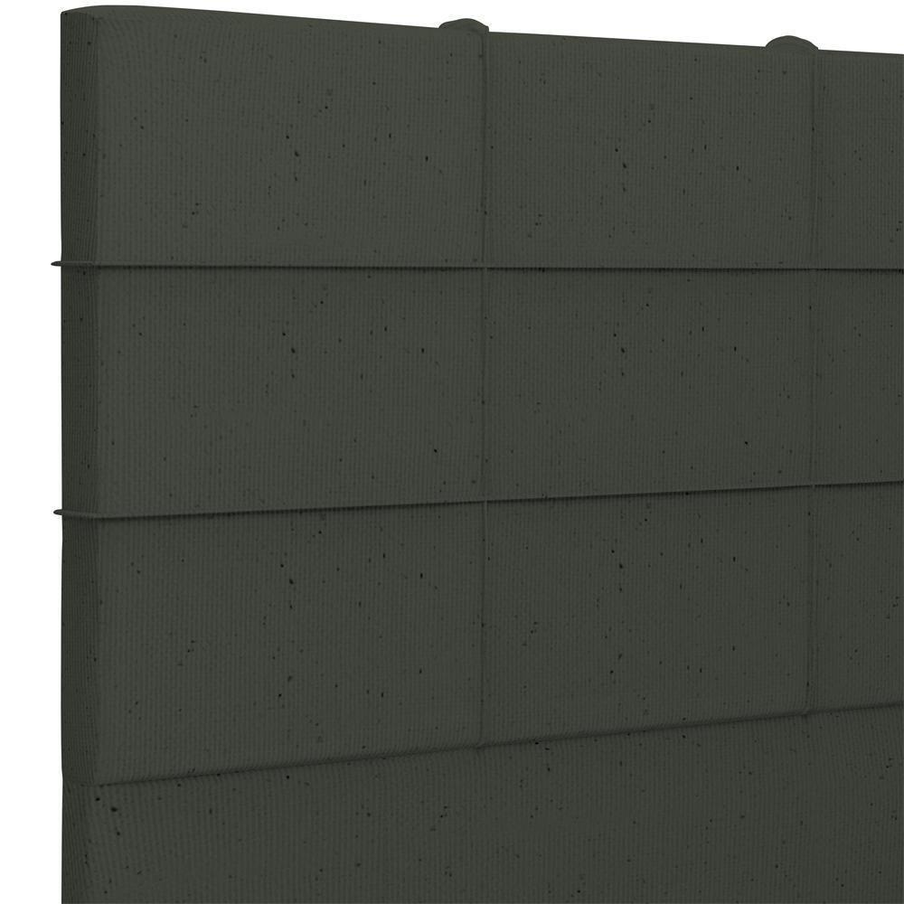 Cabeceira Cama Box Casal King 195 Cm Roma W01 Linho Verde Musgo - Lyam - 6