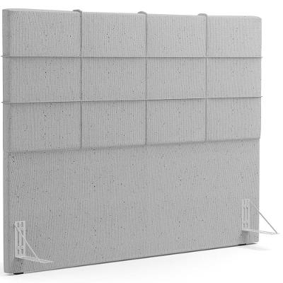 Cabeceira para Cama Box Roma W01 King Linho Cinza Lyam Decor