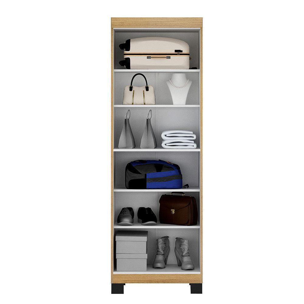 Armário Multiuso 2 Portas Com Chave Asteca Valdemóveis Cinamomo - 2