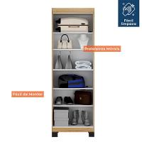 Armário Multiuso 2 Portas Com Chave Asteca Valdemóveis Cinamomo - 5