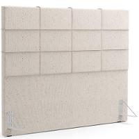 Cabeceira Cama Box Casal King 195 Cm Roma W01 Linho Cru - Lyam - 1