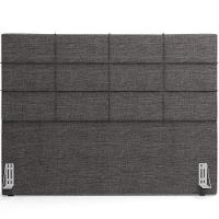 Cabeceira Cama Box Casal King 195 Cm Roma W01 Linho Cinza Escuro - Lyam - 3