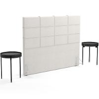 Cabeceira Cama Box Casal King 195 Cm Roma W01 Linho Champagne - Lyam - 7