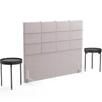 Cabeceira Cama Box Casal King 195 Cm Roma W01 Linho Bege - Lyam - 7