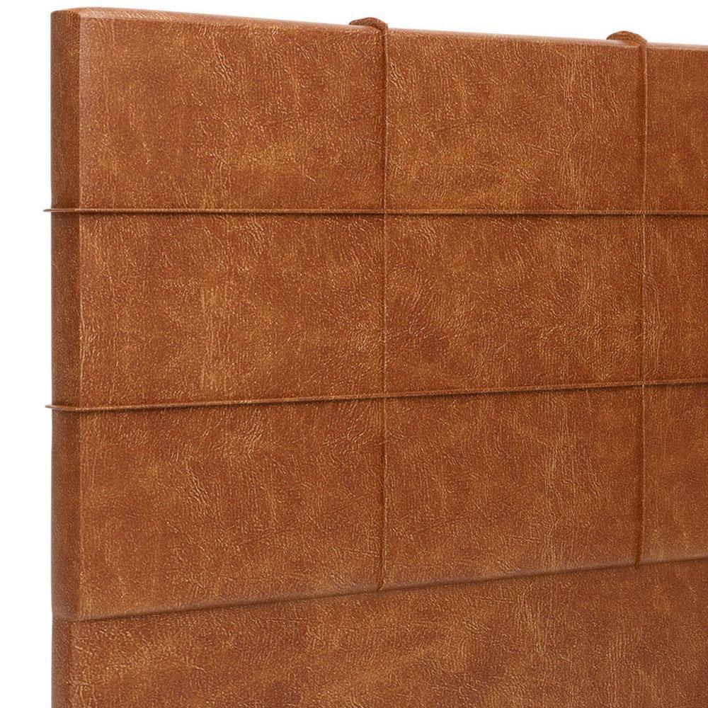 Cabeceira Cama Box Casal King 195 Cm Roma W01 Couríssimo Camel - Lyam - 6